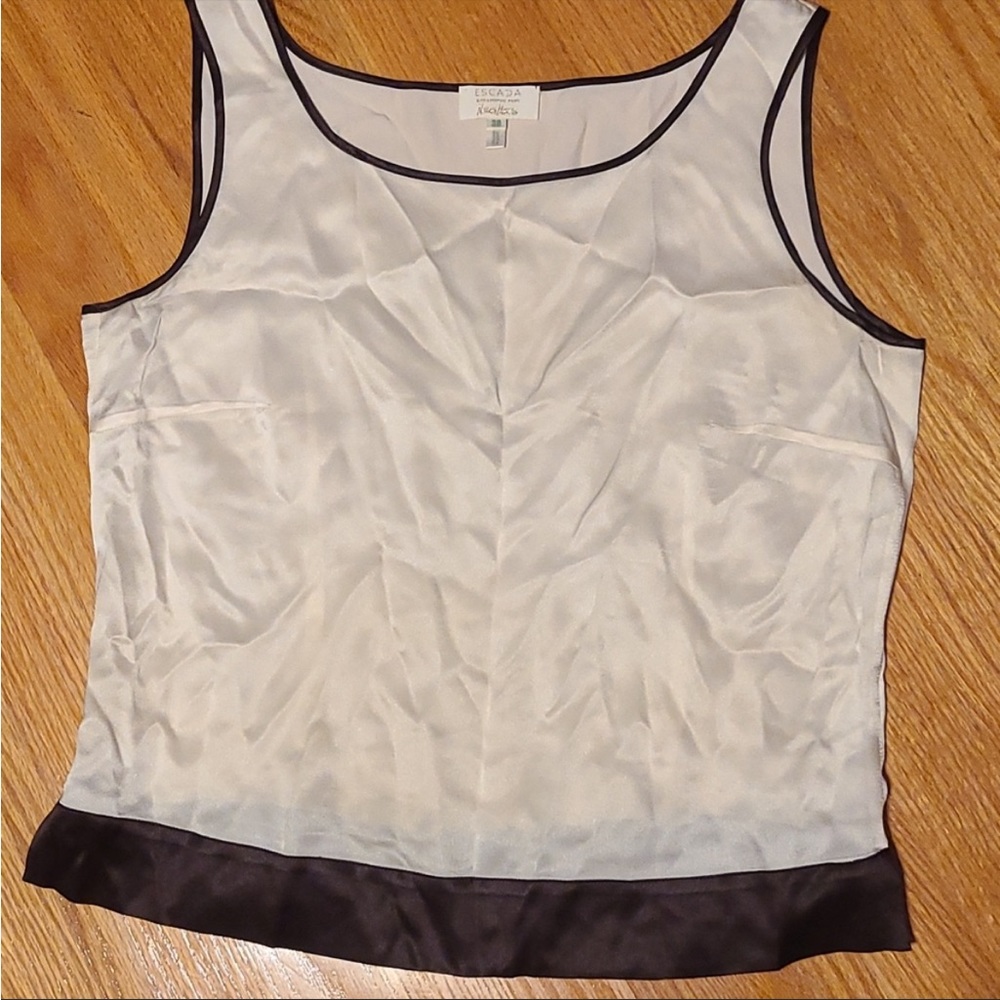 EUC Escada silk tank top